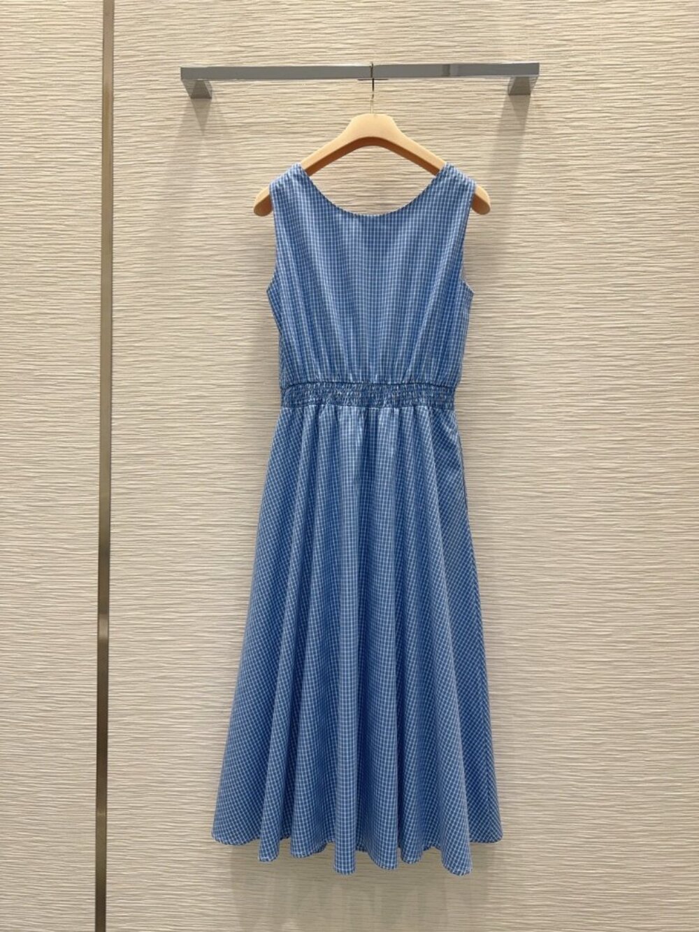 Miu Miu blue sleeveless dress - Picture 2 of 7